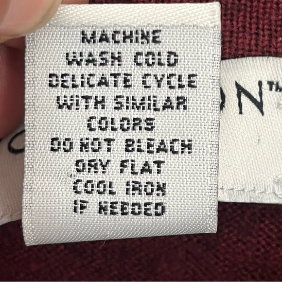 Covington Men's Long Sleeve Merino Wool Blend Sweater Red Size XL - Picture 5 of 9